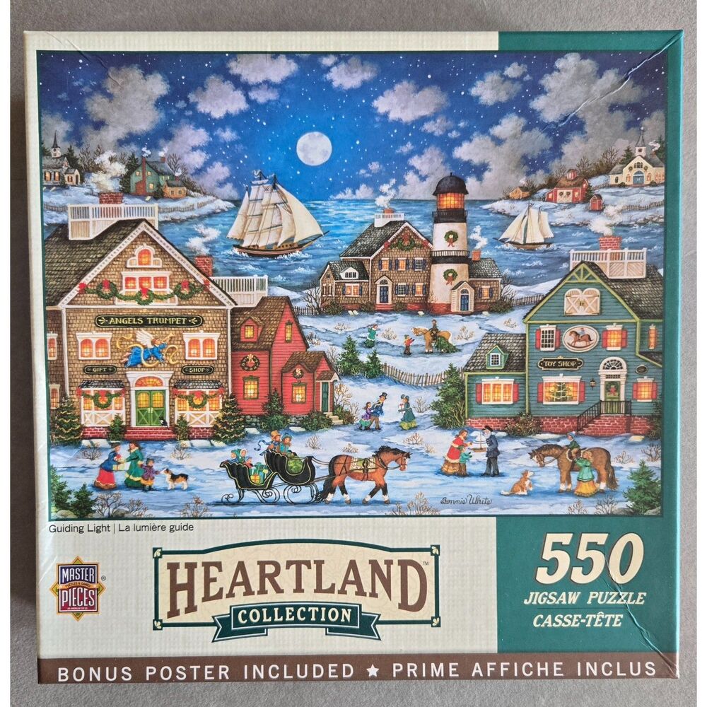 MasterPieces Heartland Collection Guiding Light 550 pc Bonnie White Complete